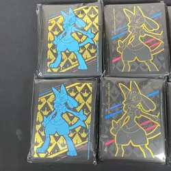 Pokemon Crown Zenith ETB Lucario Card Sleeves (65ct) New Lot Of 6 (390ct Total) - Image 2