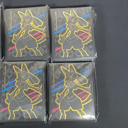 Pokemon Crown Zenith ETB Lucario Card Sleeves (65ct) New Lot Of 6 (390ct Total) - Image 3