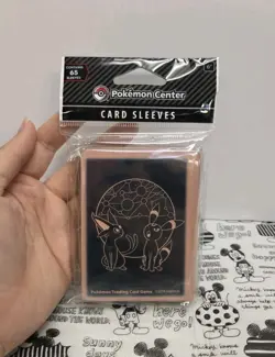Pokemon Center Espeon Umbreon Starry Constellations Card Sleeve - Image 1