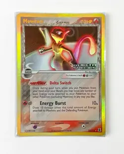 2005 Vintage Pokemon EX Delta Species Card - Mewtwo 12/113 Reverse Holo Rare - Image 1