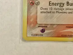 2005 Vintage Pokemon EX Delta Species Card - Mewtwo 12/113 Reverse Holo Rare - Image 5