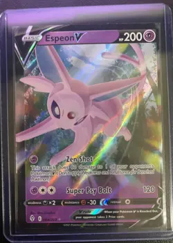 MISCUT | 2021 Pokemon Evolving Skies | Espeon V 64/203 | ERROR CARD - Image 1