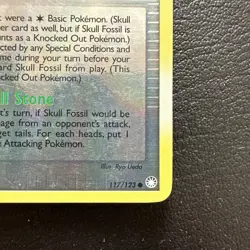 Pokemon Cards Skull Fossil 117/123 Mysterious Treasures Rev Holo - Image 5