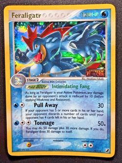 Misprint Feraligatr 4/115 EX Unseen Forces Pokemon Card Reverse Holo Near Mint - Image 1