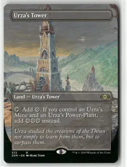 magic the gathering Urza's Tower Borderless Double Masters #372 rare - Image 1