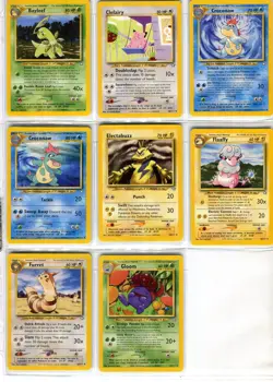 POKEMON NEO GENESIS COMPLETE SET MINT CONDITION NON-HOLO UNLIMITED WOTC 2000 - Image 2