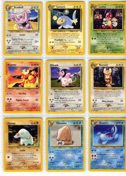 POKEMON NEO GENESIS COMPLETE SET MINT CONDITION NON-HOLO UNLIMITED WOTC 2000 - Image 3