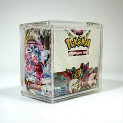 Sealed Pokemon Sword & Shield Lost Origin Booster Box, Plus Clear Acrylic Case - Image 1