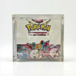 Sealed Pokemon Sword & Shield Lost Origin Booster Box, Plus Clear Acrylic Case - Image 2