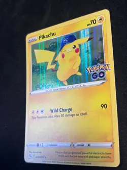 Pikachu (28) Holo Rare Pokemon GO 028/078 NM - Image 3
