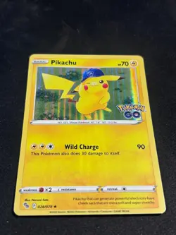 Pikachu (28) Holo Rare Pokemon GO 028/078 NM - Image 4