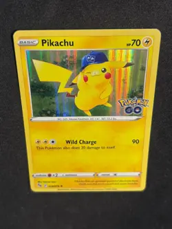 Pikachu (28) Holo Rare Pokemon GO 028/078 NM - Image 5