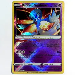 Radiant Gardevoir 069/196 Lost Origin Ultra Rare Pokemon TCG (HOLO, NM) - Image 1