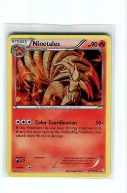 NINETALES #21 POKEMON BLACK & WHITE LEGENDARY TREASURES 2013 MINT - Image 1