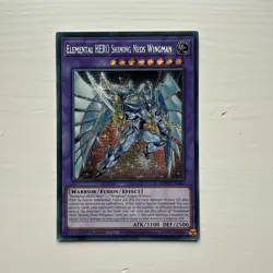 MP24-EN062 Elemental Hero Shining Neos Wingman Prismatic Secret Rare Yu-Gi-Oh! - Image 1