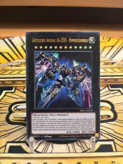 Yugioh Gottliches Arsenal AA-Zeus - Himmelsdonner Ultra Rare MP21-DE195 - Image 1