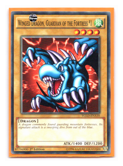 Winged Dragon, Guardian of the Fortress YGLD-ENA10 Common 1st Edition Yugioh - Image 1