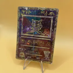 Ancient Mew Holo Pokemon Card PROMO - Damaged Creases in Pic - Image 3