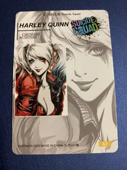 Harley Quinn Squad Hot Heroine Anime Doujin Gold Foil Holo Art Card ACG Carddass - Image 2