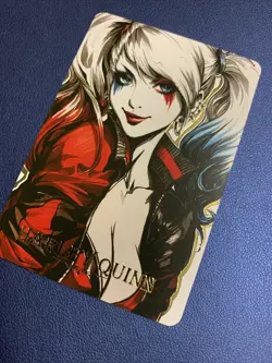 Harley Quinn Squad Hot Heroine Anime Doujin Gold Foil Holo Art Card ACG Carddass - Image 3