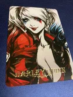 Harley Quinn Squad Hot Heroine Anime Doujin Gold Foil Holo Art Card ACG Carddass - Image 5