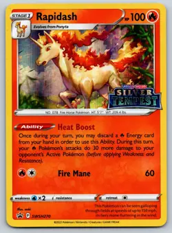 Rapidash - (Prerelease) Promo SWSH: Sword & Shield Promo Cards SWSH270 NM - Image 1