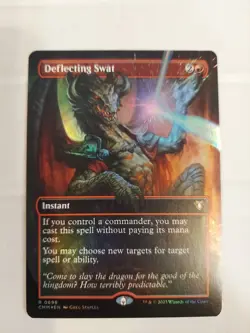 Deflecting Swat (Borderless) Commander Masters Foil - Image 1