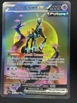 Iron Crown Ex 206/162 Pokemon Temporal Forces Special Illustration Rare NM - Image 1