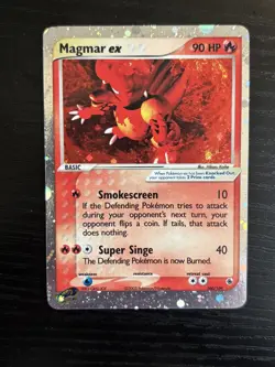 Pokemon TCG Magmar ex Holo Rare Ruby & Sapphire 100/109 LP - Image 1
