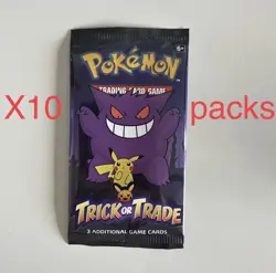 Pokemon Halloween Trick Or Trade Booster X10 Packs - New And Sealed *UK SELLER* - Image 1