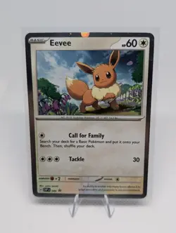 Pokemon TCG Eevee SVP043 Holo Promo - Scarlet & Violet Black Star - Image 1