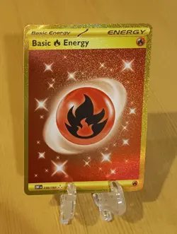 Basic Fire Energy 230/197 SV03: Obsidian Flames Holo POKEMON TCG NM PACK FRESH - Image 2