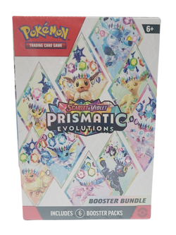Pokemon TCG: Prismatic Evolutions Booster Bundle (6 PACKS) NEW SEALED - Image 1