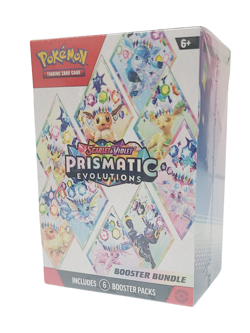 Pokemon TCG: Prismatic Evolutions Booster Bundle (6 PACKS) NEW SEALED - Image 2