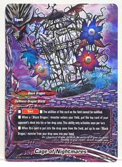 Future Card Buddyfight Cage of Nightmares D-BT04/0038EN R Darkness Dragon World - Image 1