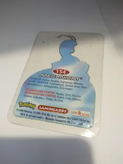 NINTENDO POKEMON LAMINCARDS EDIBAS Cards 2006 - ITA - 154 Meganium - Image 2
