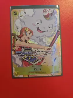 Zeus OP11-106 Nami Alternate Art One Piece Card English A Fist of Divine Speed - Image 1