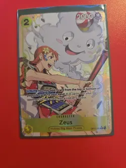 Zeus OP11-106 Nami Alternate Art One Piece Card English A Fist of Divine Speed - Image 2