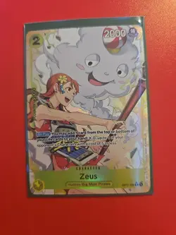 Zeus OP11-106 Nami Alternate Art One Piece Card English A Fist of Divine Speed - Image 3
