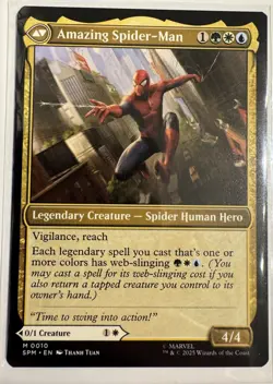 MTG Peter Parker 0010 Marvel's Spider-Man Regular NM SPM - Image 2