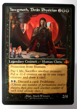 MTG Dominaria Remastered - Yawgmoth, Thran Physician - Retro Mythic - #315 NM - Image 1
