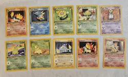 1stEdition Pokemon NEO GENESIS Almost Complete Uncommon&Common 72 OUT OF 76 MINT - Image 5