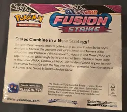 Pokemon TCG Sword & Shield Fusion Strike Booster Box Factory Sealed 2021 - Image 2