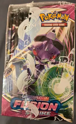 Pokemon TCG Sword & Shield Fusion Strike Booster Box Factory Sealed 2021 - Image 4