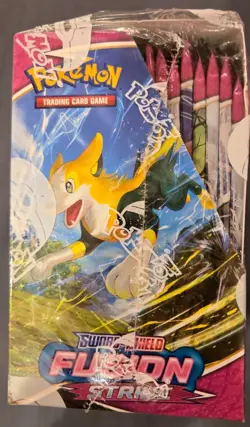Pokemon TCG Sword & Shield Fusion Strike Booster Box Factory Sealed 2021 - Image 5