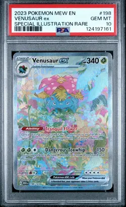 Venusaur ex 198/165 Special Illustration rare Pokemon Scarlet Violet 151 PSA 10 - Image 1