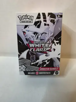 Pokemon WHITE FLARE Booster Bundle Box New Factory Sealed Cards 6 Packs TCG - Image 1