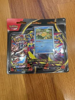 Pokemon - Trading Card Game: Mega Evolution 3Pk Booster Blister Bundle Psyduck - Image 1