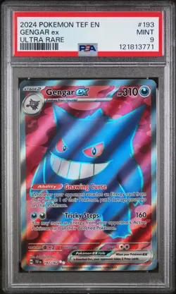 Graded Pokemon Card - Gengar EX Temporal Forces 193/162 PSA 9 - Image 1