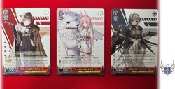 NIKKE Set of 3 Foil R Cards Sakura / Leona / Modernia Weiss Schwarz Japanese - Image 1